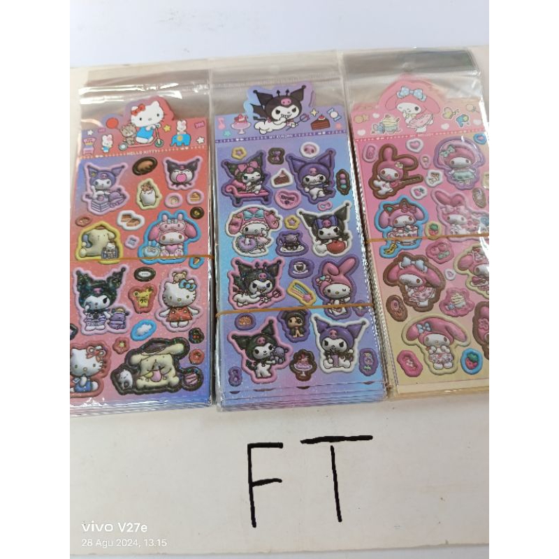 

Stiker kuromi 3D isi 20 pcs
