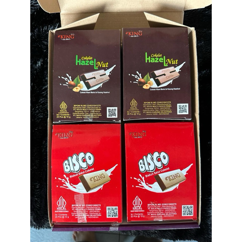 

d'KING Hazel Nut Bisco Bliss: Kombinasi Lezat untuk Pecinta Coklat!