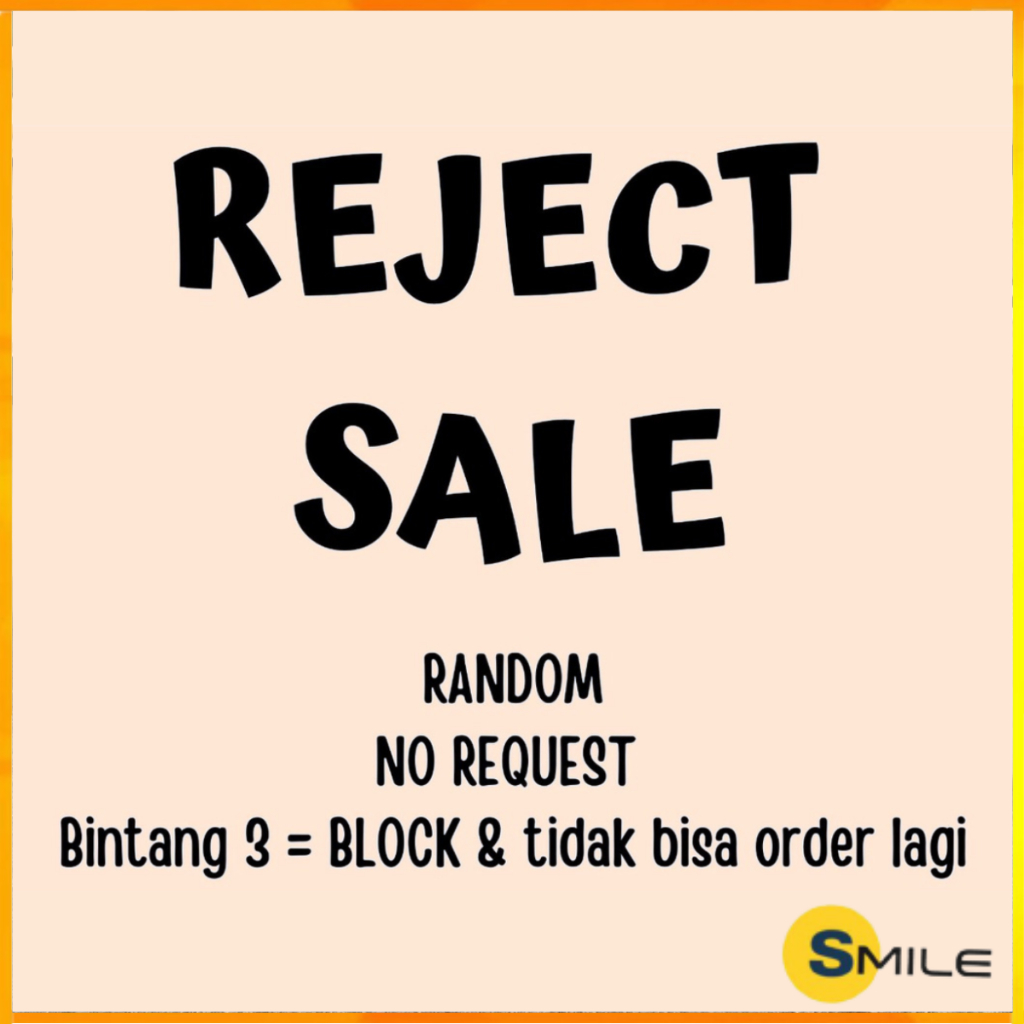 Smile SALE BARANG RIJEK PAKAIAN DALAM 5005