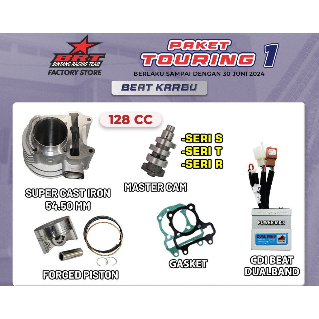 PAKET BORE UP BEAT SCOOPY SPACY KARBURATOR