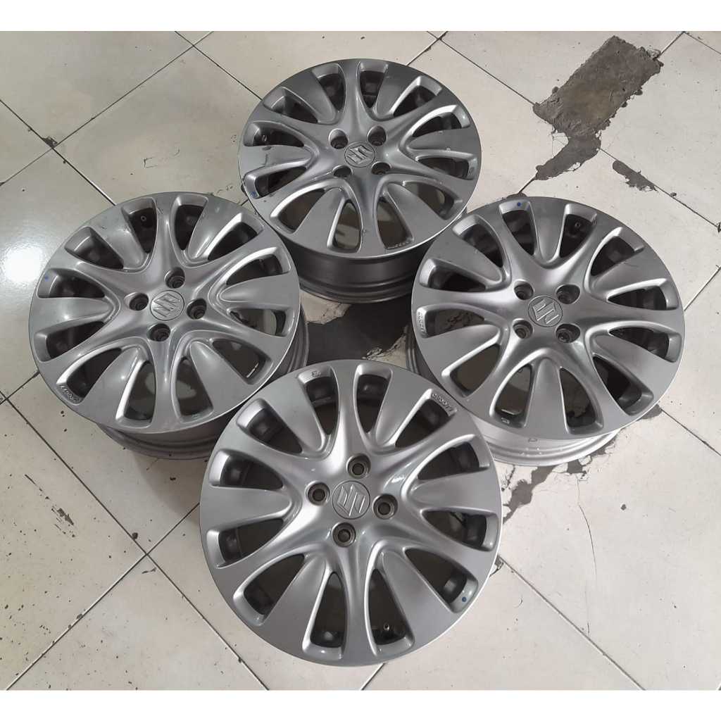 Jual velg mobil std baleno R16 Luabng 4X100 Ori copotan