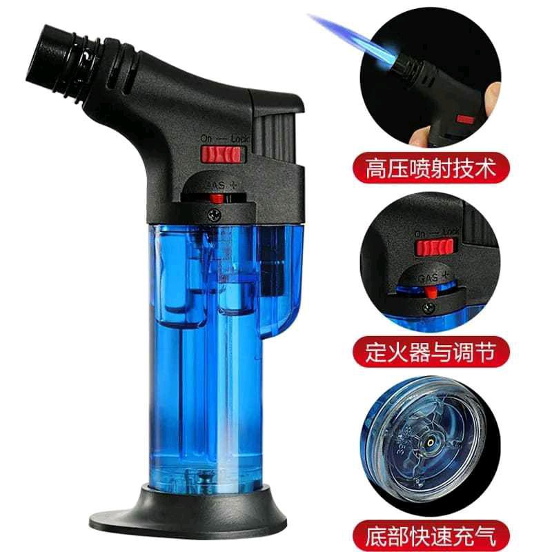 PROMOKorek Api Jumbo Blow Torch Jet Gas Butane Anti angin korek gas power las on/off bisa di isi ula