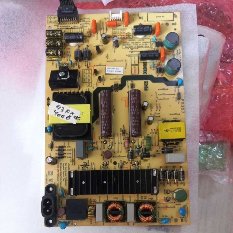 PSU / POWER SUPLAI / POWER SUPLAY / SMPS / TV PANASONIC / TH-43FX400G / 43FX400G