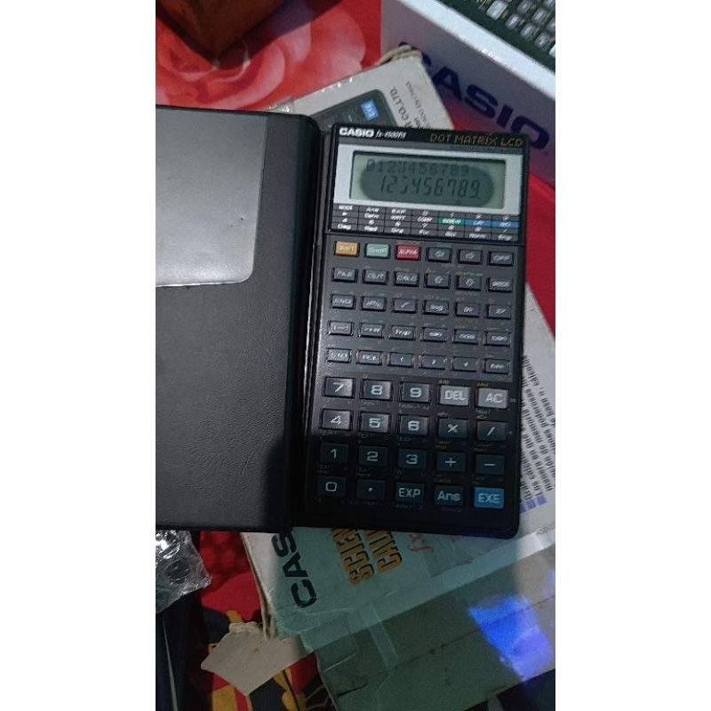 

kalkulator Casio fx4500 pa seken layar hitam