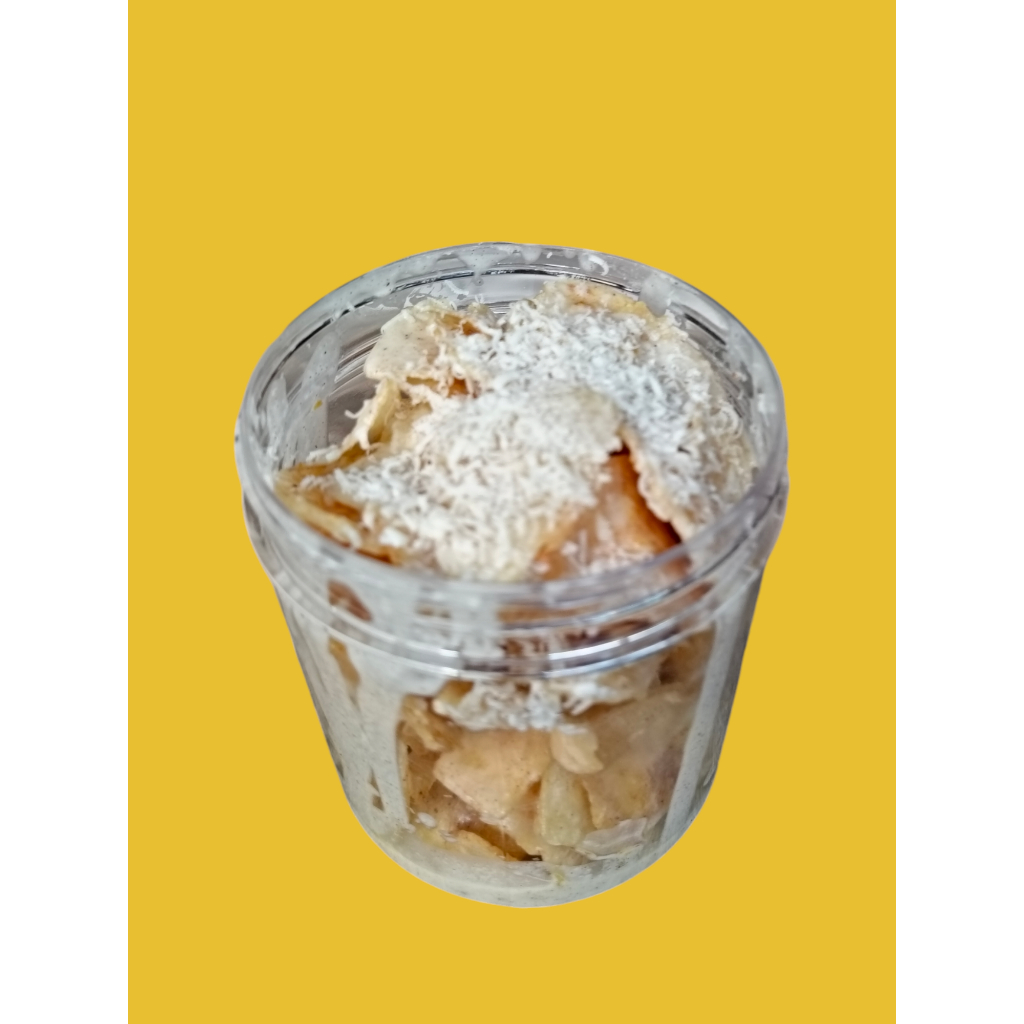 

Snack kripik omah pisang rasa tiramisu toples 600ml berat 160gr