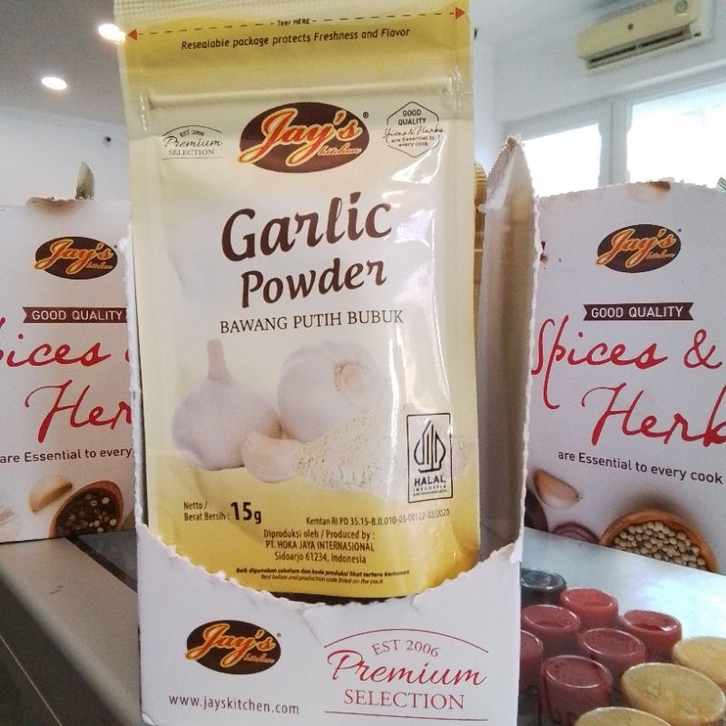 

Jay's Garlic Powder Bawang Putih Bubuk 15g