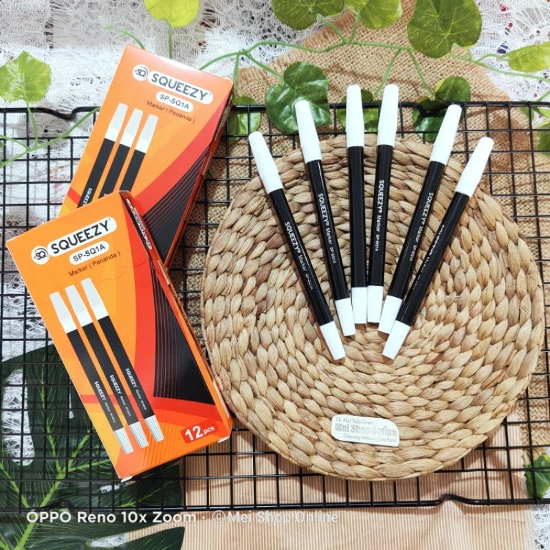 

GROSIR ISI 12PCS SPIDOL MARKER KECIL WARNA HITAM