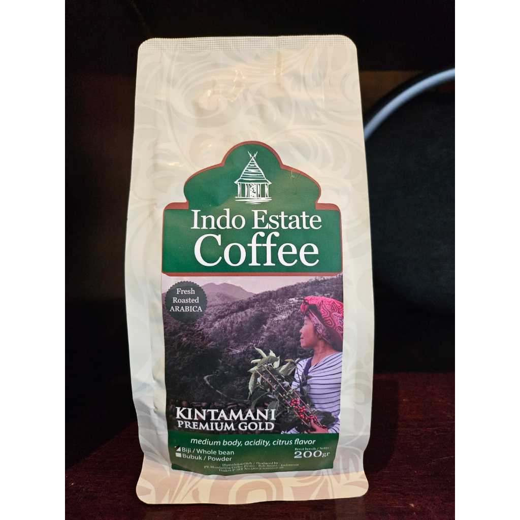 

Indo Estate Coffee Kintamani Premium Gold 200gr - Powder