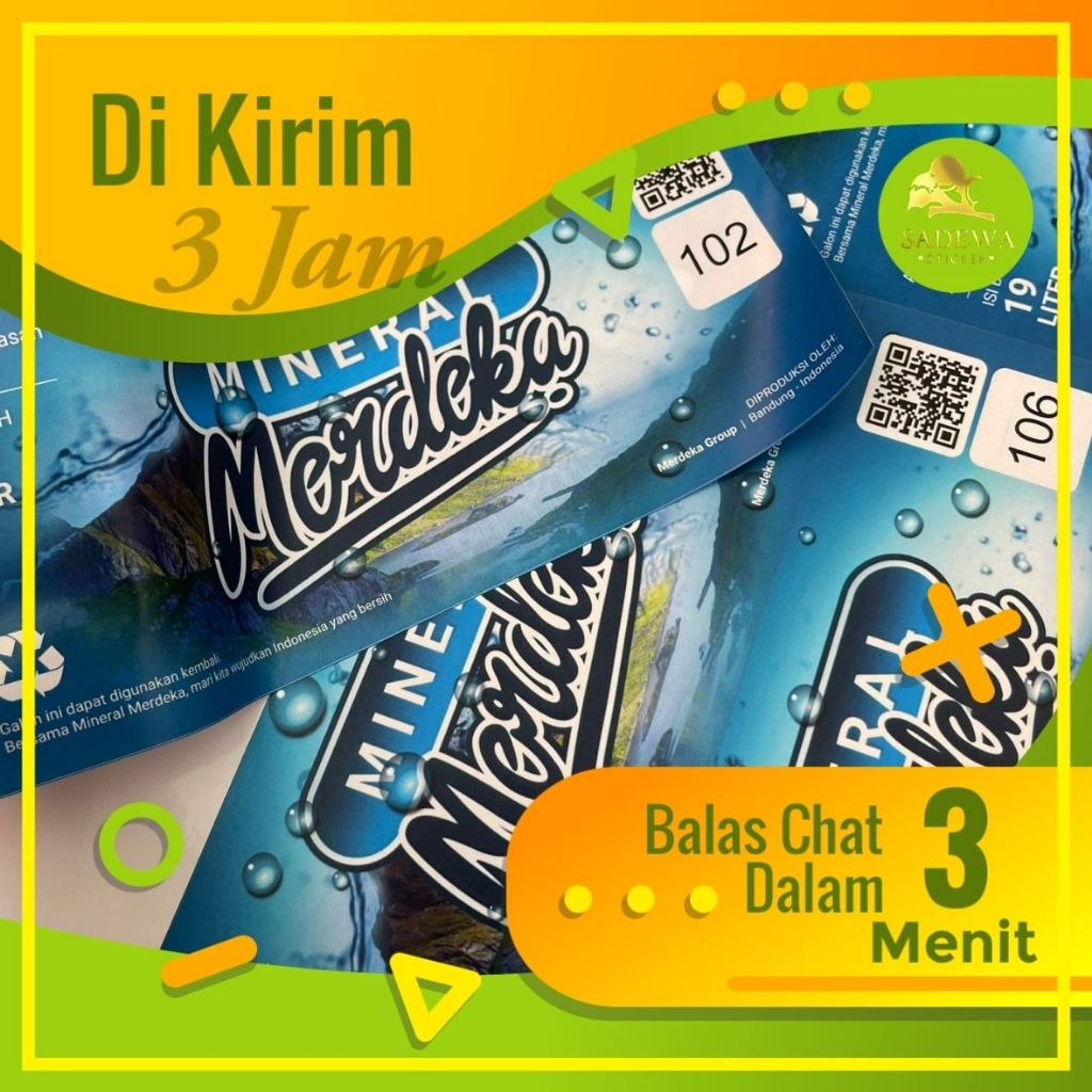 

SPV 15 7-15 Sadewa Cetak Stiker Vinyl Kotak Label Makanan Print Sticker Custom Kemasan Termurah