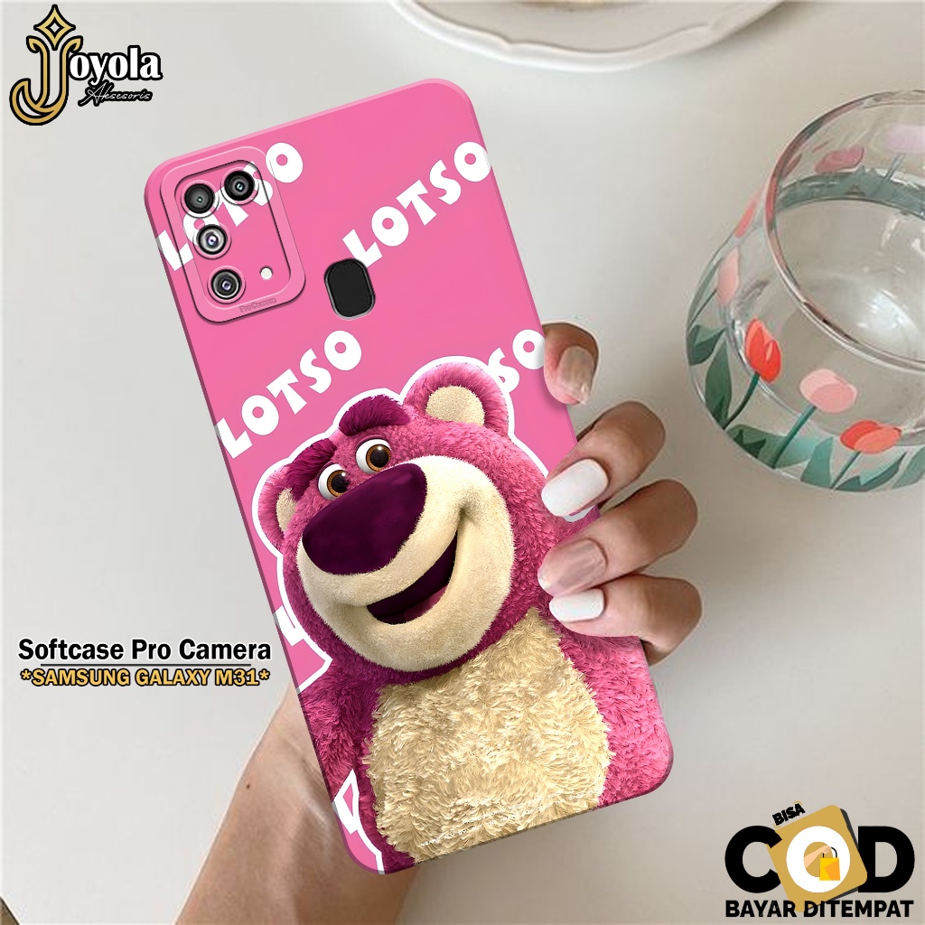 JOYOLA Case Samsung Galaxy M31 - Fahion Case Kartun - Softcase Samsung Galaxy M31 - Pro Camera - Cas