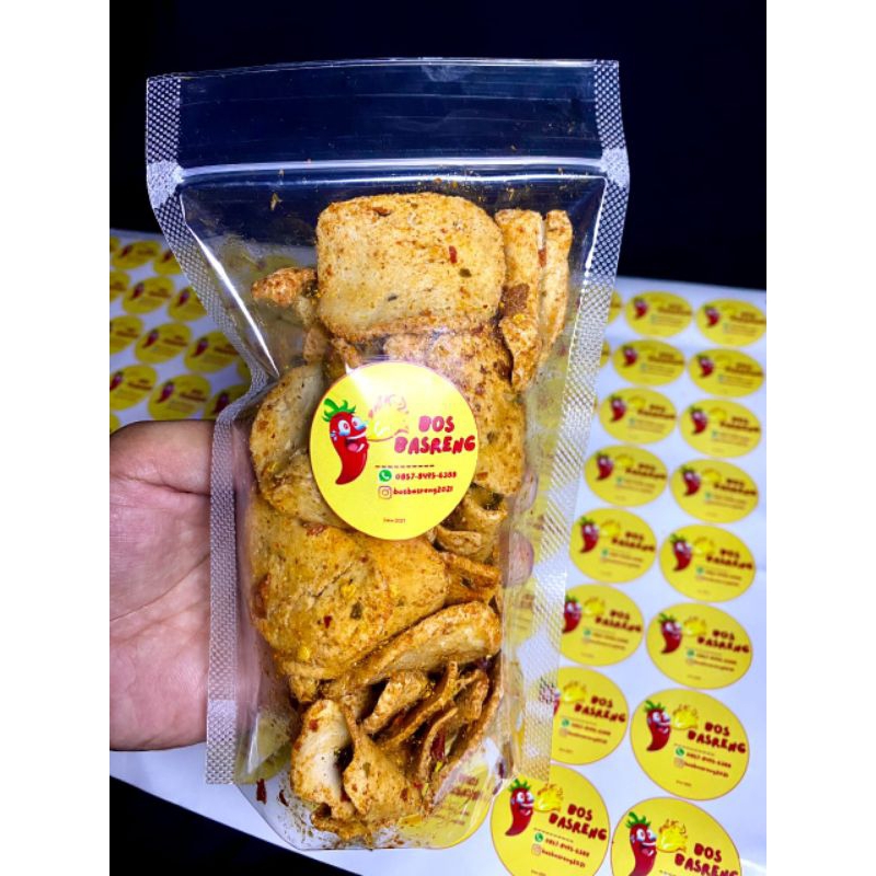 

Basreng pedas daun jeruk 100gr