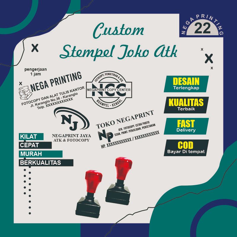 

Stempel Toko ATK / Stempel alat tulis kantor