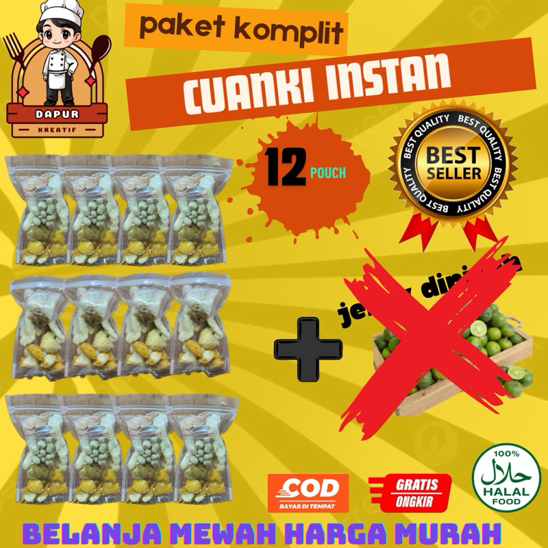 

cuanki instan 12 bungkus PAKET JUALAN