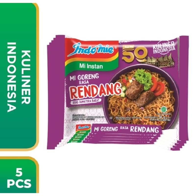 

[Paket Isi 5pc] Indomie Rendang 85gr