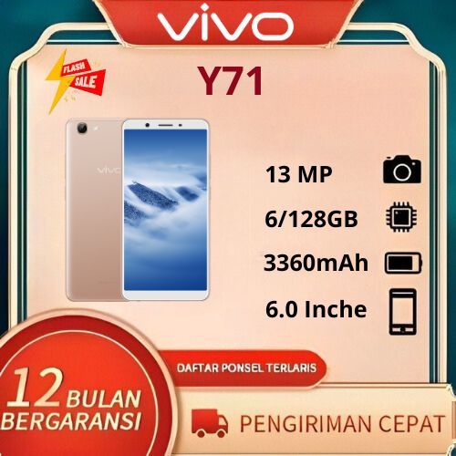 VIVO Y71 RAM 6/128GB NEW PRODUK FULLSET BERGARANSI 12 BULAN