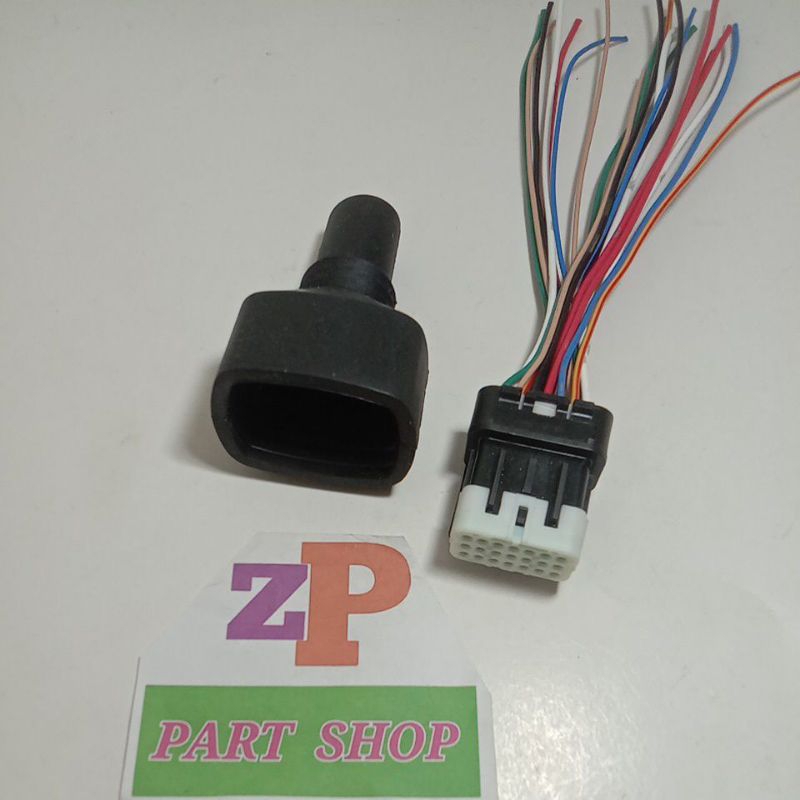 SOKET KABEL SCU MODUL REMOT KEYLESS HONDA PCX 160 VARIO 160 PIN 21 ORIGINAL