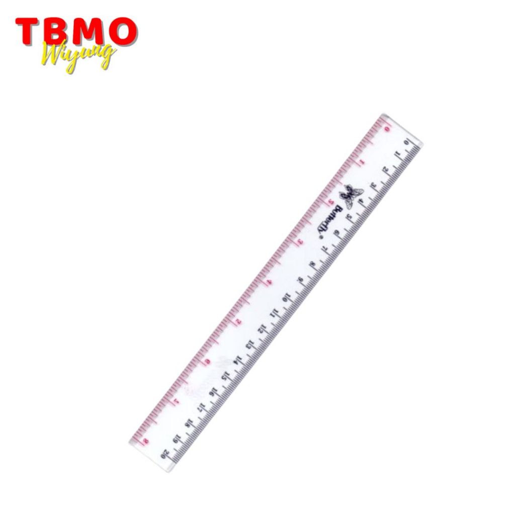 

Tbmo Penggaris 20cm Butterfly Bening