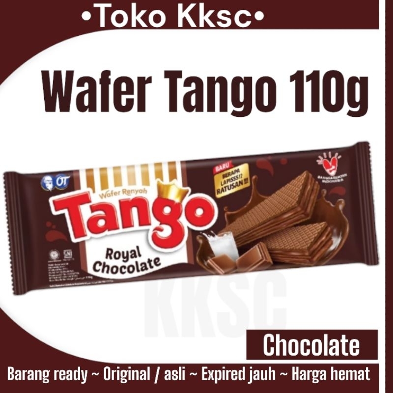 

Wafer Tango Coklat 110g GROSIR Royal Chocolate