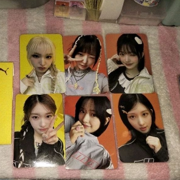 photocard official ive x puma wonyoung Rei Liz gaeul leesoo yujin