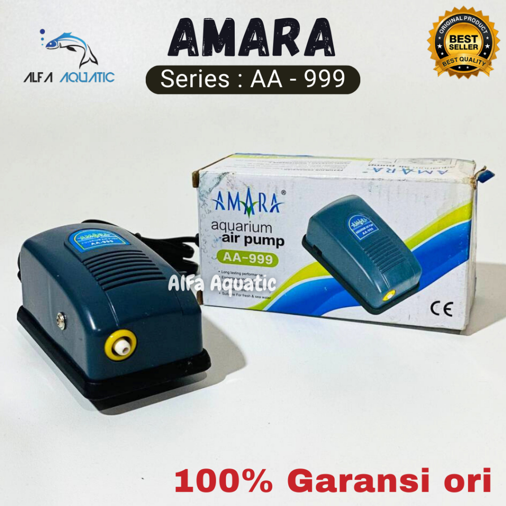 AMARA AA - 999 -  Mesin Aerator 1 lubang / Pompa Udara / Air pump 100% Original
