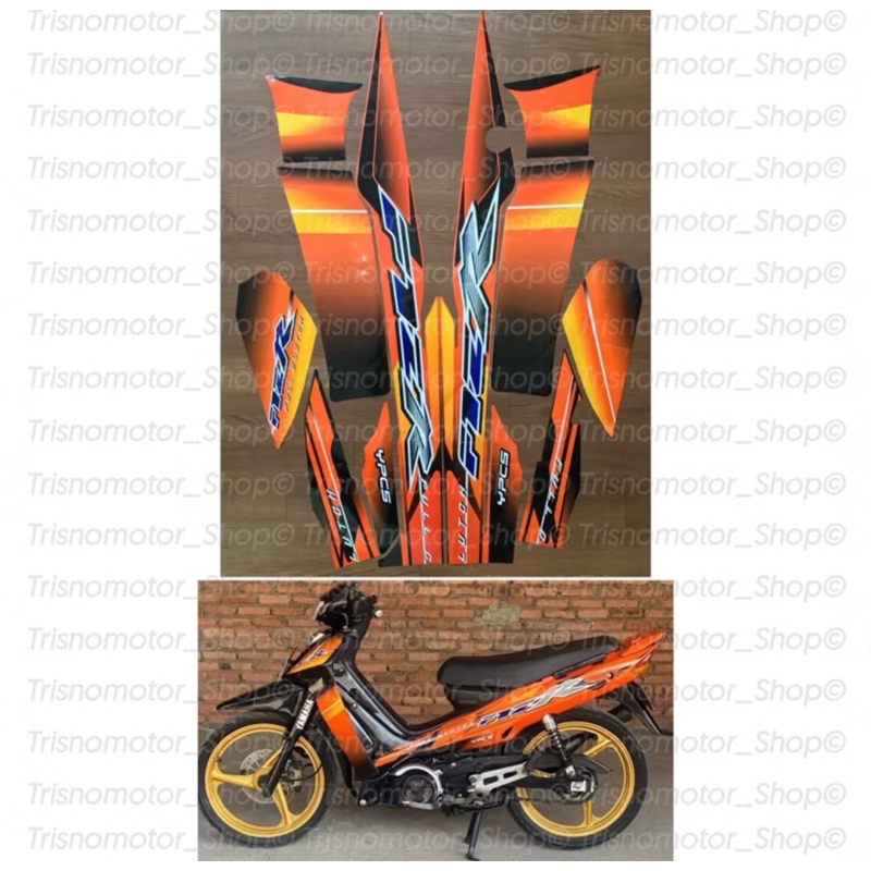 Striping Stiker Sticker Motor Yamaha Fiz R FizR fiz r 2003 List Lis Body Fiz r