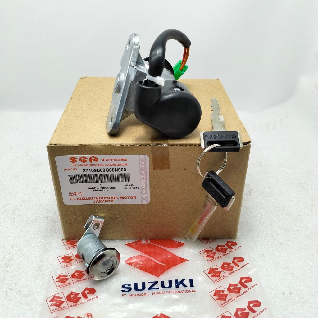 KUNCI KONTAK SUZUKI SMASH NEW KUNCI KONTAK SET KUNCI JOK SMASH NEW KUALITAS ASLI ORIGINAL SUZUKI SGP