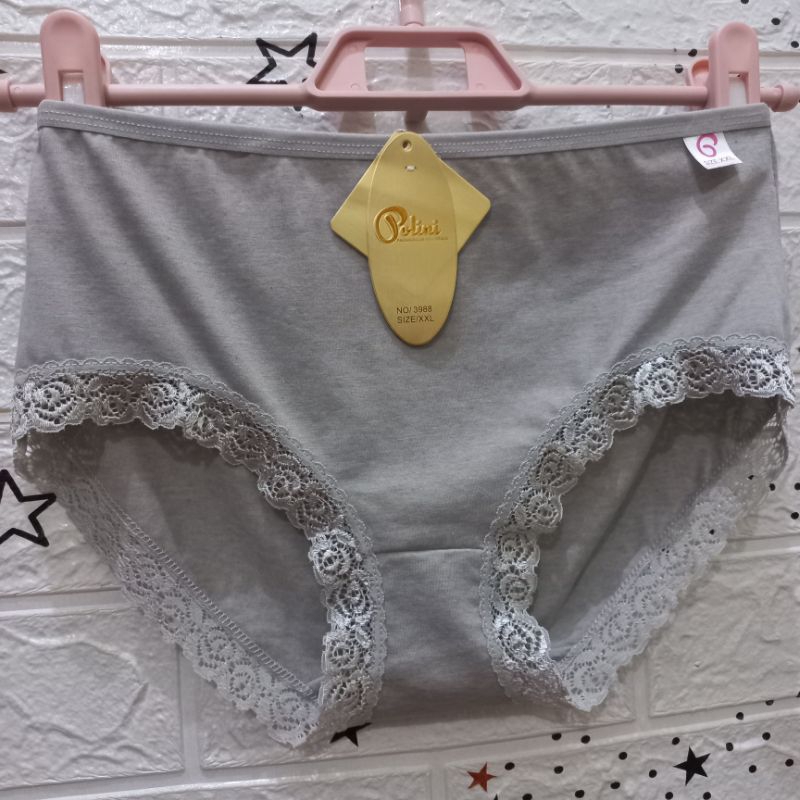 POLINI 3988 CD Wanita RENDA Size XXL Bahan Katun Lembut