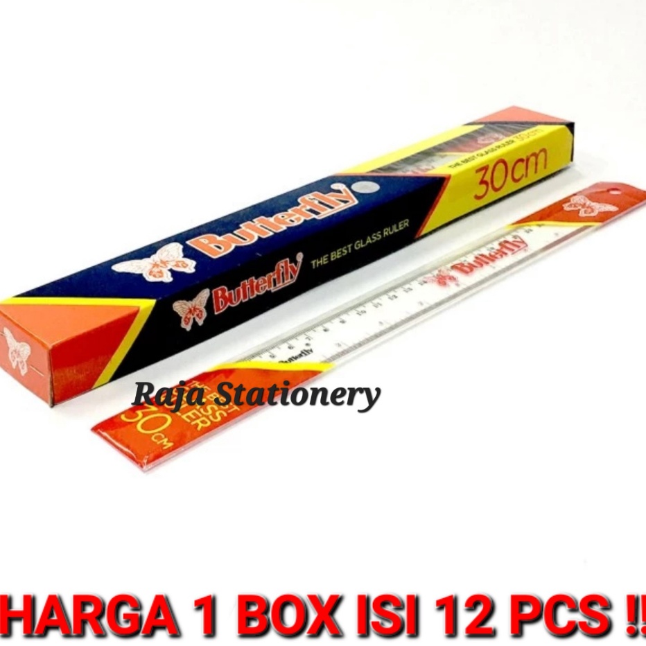 

NEW PROMO BUTTERFLY RULER 3CM PENGGARIS KUPU KUPU 3CM PANJANG PLASTIK 12PCS
