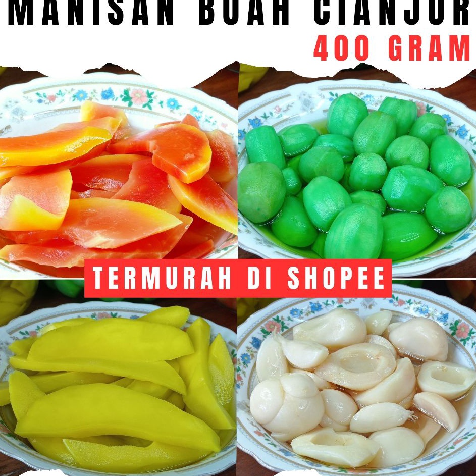 

Untuk Anda MANISAN BUAH 4 GRAM MANISAN PALA MANISAN MANGA MANISAN KEDONDONG MANISAN SALAK ASINAN PEDAS MANISAN BUAH ASLI KHAS CIANJUR CAMILAN BUAH OLAHAN BUAH