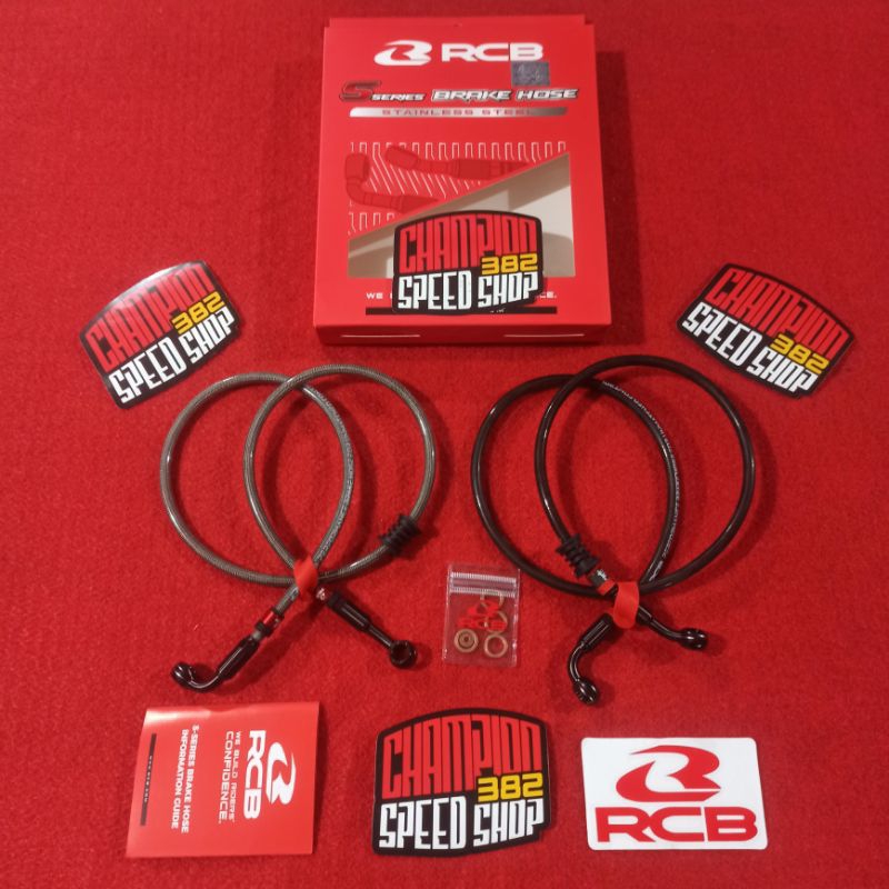 Selang Rem Depan RCB Racing Boy S Series 95cm 95 cm Vario 125 Vario 150 Beat Scoopy Vario 110 Spacy 