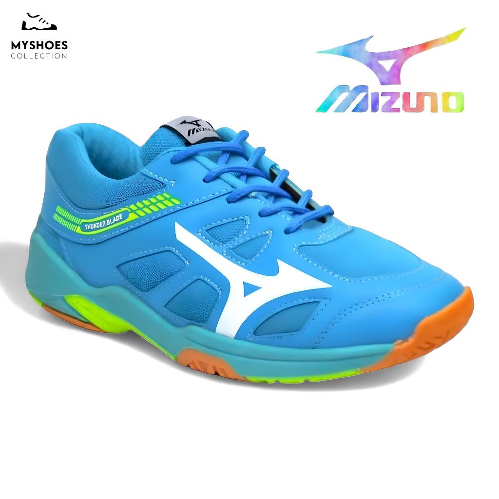 Sepatu Voli Wanita Biru Terlaris Sepatu Voli Ukuran 36-40 Sepatu Olahraga Pria dan Wanita