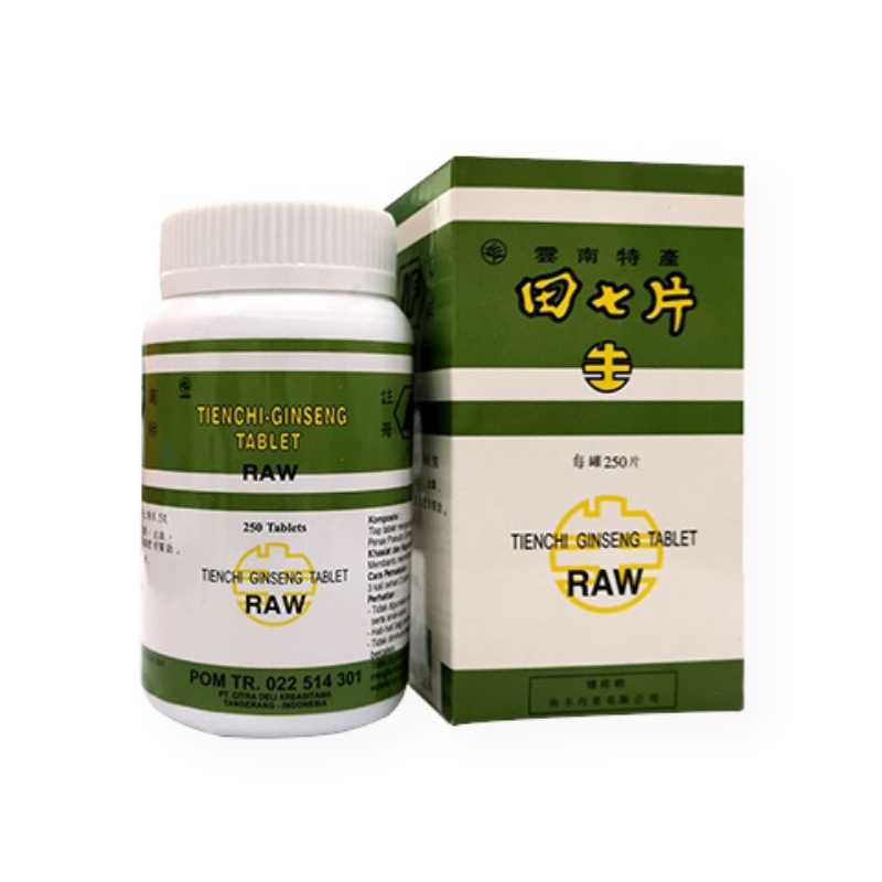 Tienchi Tablet Raw 36's obat kolesterol, sirkulasi darah Obat tinggi