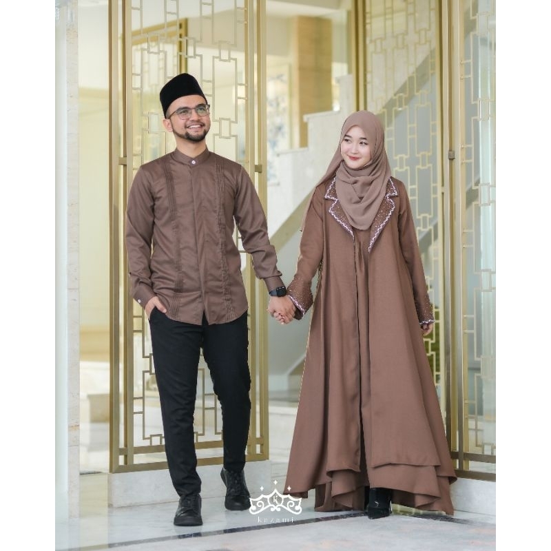 FREE HIJAB/TAS - ORI KAZAMI - PO SARIMBIT ABAYA KALILA KAZAMI STORE OFFICIAL - GAMIS ABAYA COUPLE KE