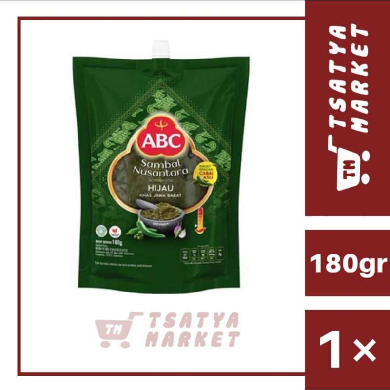 

ABC SAMBAL NUSANTARA 180GR