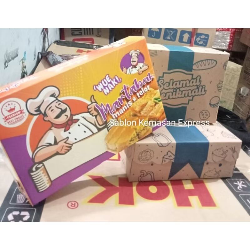 

CUSTOM BOX/CETAK KARDUS MARTABAK PRINTING FULL COLOUR