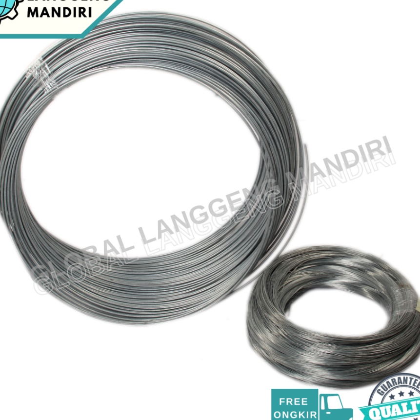 Khusus KAWAT GALVANIS  KAWAT IKET GALVANIS  BENDRAT PUTIH  KAWAT SENG 1KG