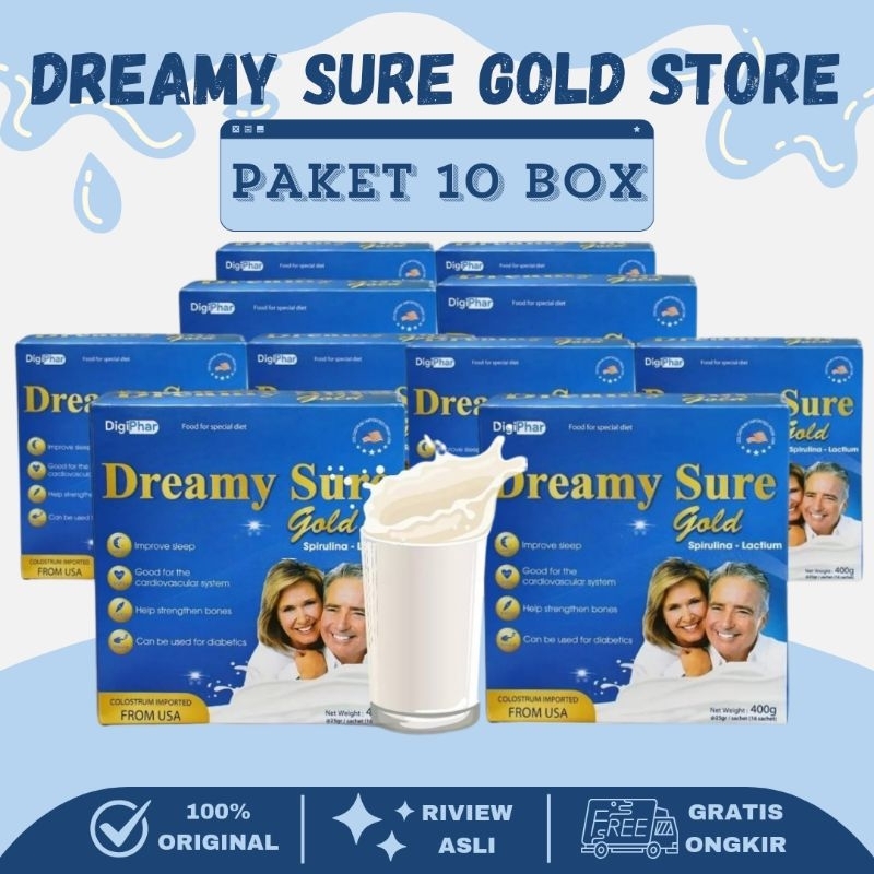 

PAKET 10 BOX | DREAMY SURE GOLD SUSU ATASI INSOMNIA DAN GANGGUAN TIDUR