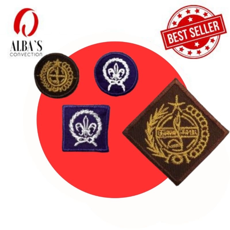 Bet Pramuka Lengkap Bordir