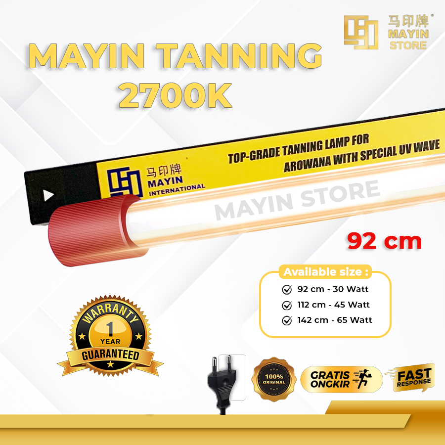 MAYIN LAMP TANNING 2700K 92cm Lampu submersible T5 Aquarium Arowana