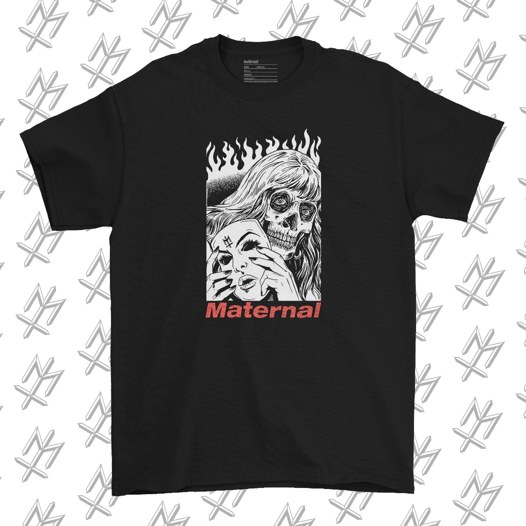 [ HOT ] MATERNAL DISASTER | REVLAT | UNSLAUGHT | TSHIRT | KAOS BAND | KAOS METAL | BAJU PUNK | PRIA 