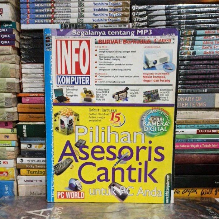 Majalah Original INFO KOMPUTER Bekas boleh beli satuan ada di deskripsinya nomor dan tahunnya