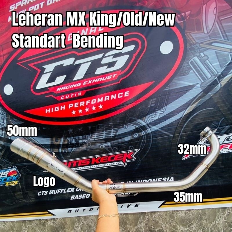 LEHER HEADER CTS MUFFLER ORI MX OLD NEW KING