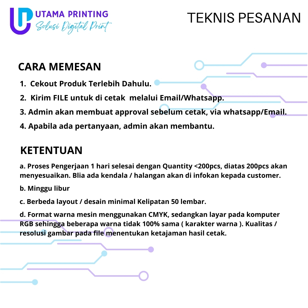 

CETAK BROSUR A4 ArtPaper 120gsm 1 SISI