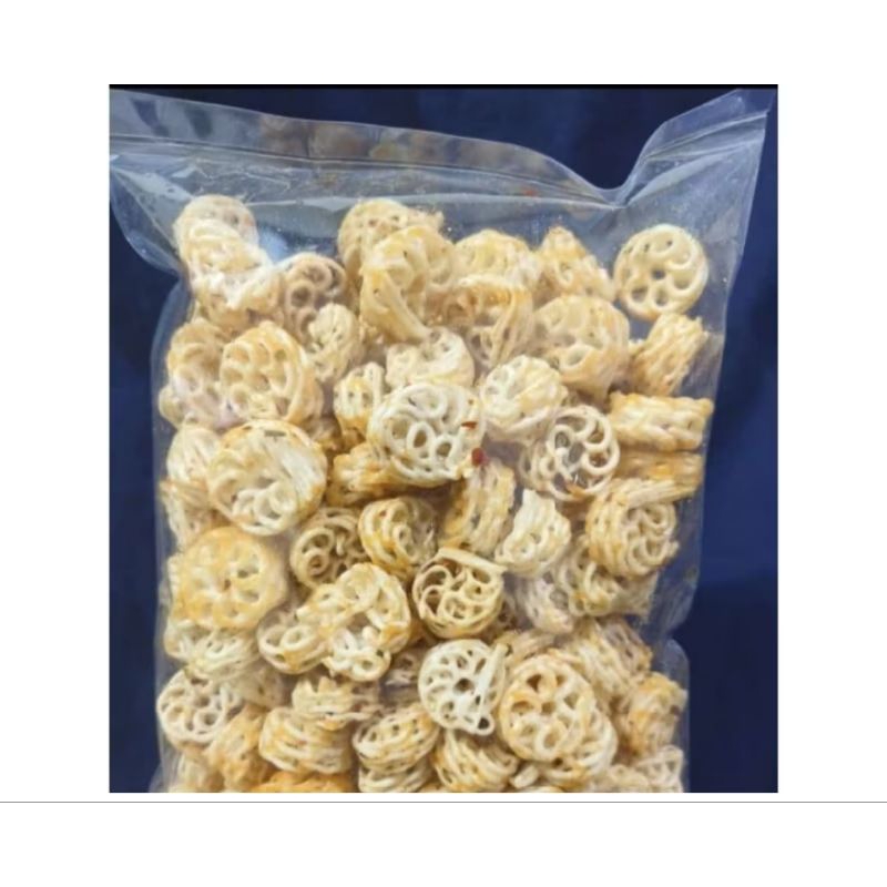 

kerupuk Rafael pedas dan original daun jeruk gurih