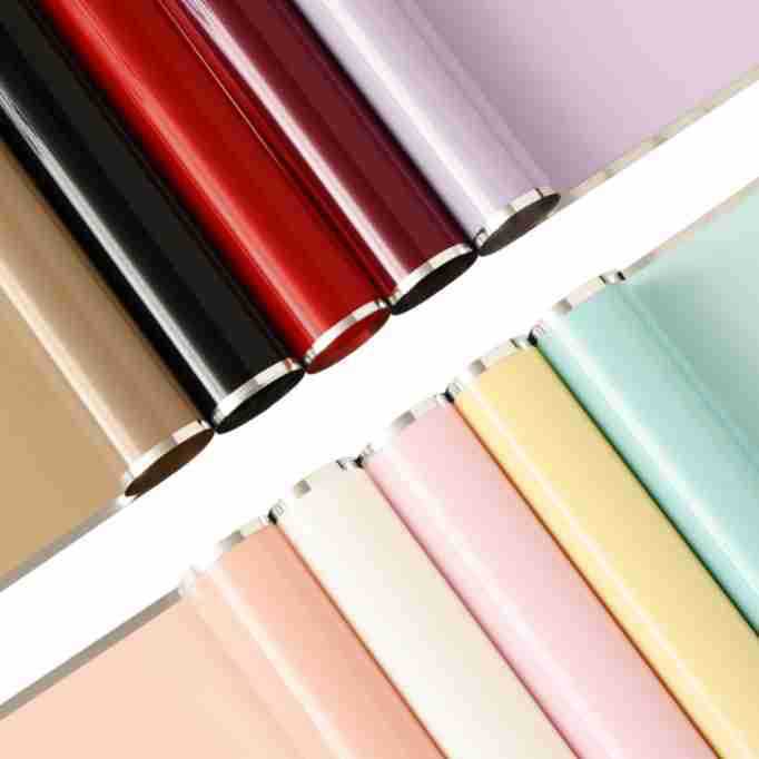 

[20 Lembar] Carol Gallery Flower Wrap List Silver/ Kertas Cellophane List Silver