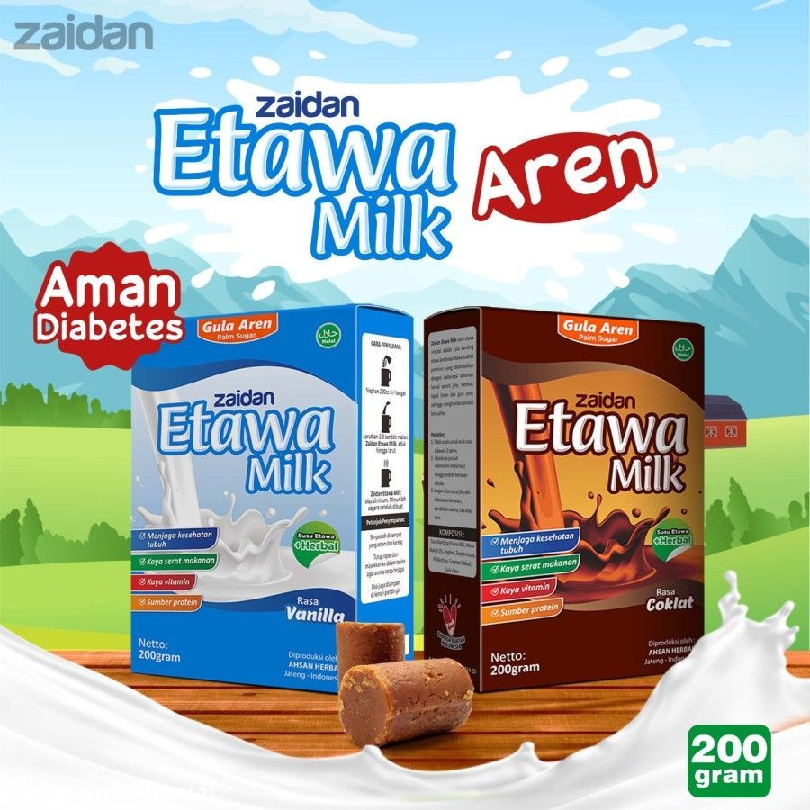 

Zaidan Etawa Milk Kaya Kalsium 200 gr