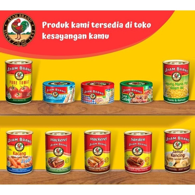 

Maknyuss1 Ayam Brand Pure Tomat 160Gr Puree Tomato Pasta Tomat Asli Tanpa Pengawet