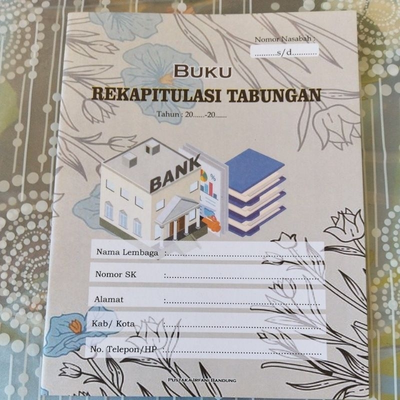 

BUKU REKAPITULASI TABUNGAN