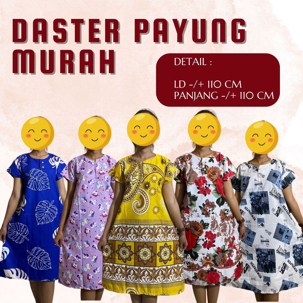 azkhamulyakonveksi - Daster Payung, Daster Kekinian, Daster Murah, Daster Ibu Ibu, Paket Usaha Daste