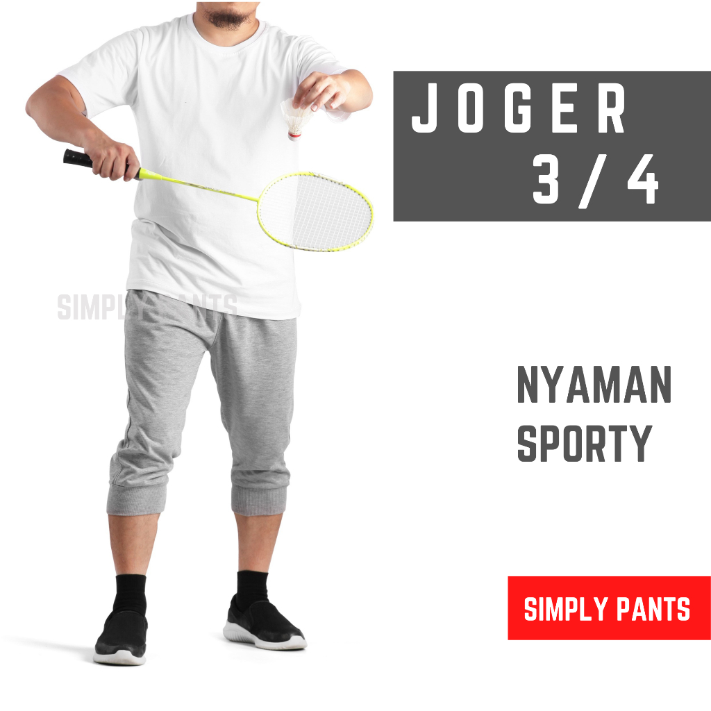 Celana Pendek Olahraga Pria Jogger Pendek Pria Joger  3/4 Pria Joger Olahraga Trening Pendek Pria Ce